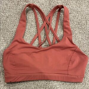 lululemon athletica Strappy Bra - Rust